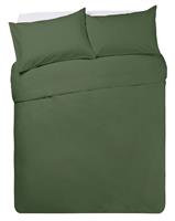 Habitat Polycotton Plain Khaki Bedding Set - Double