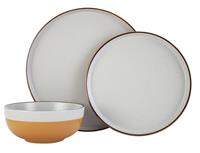 Argos Home Loft Living Speckle 12 Piece Dinner Set - Mustard