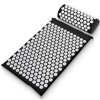 Sharper Image Acupressure Mat and Pillow Set with Bag