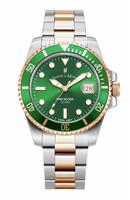 Jacques Du Manoir Pro-Scuba 43 Men's Two Tone Stainless Steel Bracelet Watch