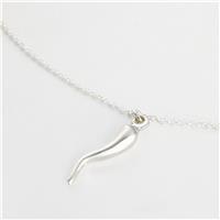 Revere 925 Sterling Silver Horn Pendant Necklace