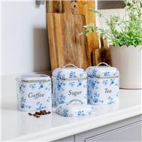 Viewquest Laura Ashley China Rose Pack of 3 Canisters