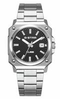 G Star Cube Men's Silver Stainless Steel Bracelet Watch
