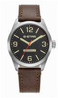 G Star Originals Men's Brown Leather Strap Watch