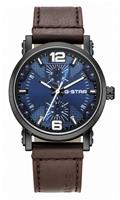 G Star Rovic Men's Brown Leather Strap Watch
