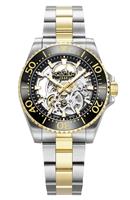 Roamer Premier Skeleton Men's Automatic Two Tone Black Watch Set