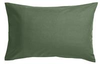 Habitat Polycotton Standard Pillowcase Pair - Khaki