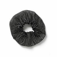 Freedom Crystal Black Scrunchie