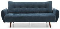 Kyoto Roman Fabric Sofa Bed - Navy