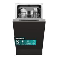 Hisense HV523C15UK Slimline Dishwasher - Silver