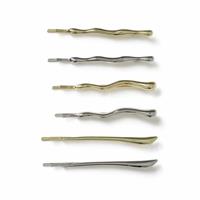 Freedom Gold and Silver Tone Mixed Metal Hair Pins - Pack of 6