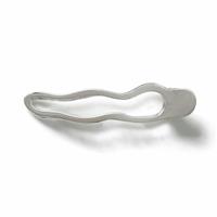 Freedom Silver Tone Squiggle Hair Clip