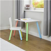 Liberty House Toys Kids Table and Chair Set - Multicoloured