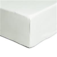 Habitat Anti-Microbial Cotton White Fitted Sheet - Double