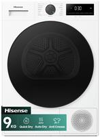 Hisense DH1I900UWDCA 9KG Heat Pump Tumble Dryer - White