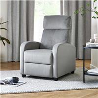 Julian Bowen Vivo Fabric Rise And Recline Chair - Grey