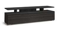 Habitat Floating Top TV Unit - Black & Brown