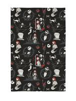Disney Nightmare Before Christmas Throw - Black - 150x100cm