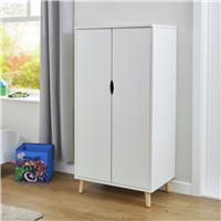 Liberty House Toys 2 Door Kids Wardrobe - White