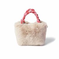 Flitzy Cream Furry Bag