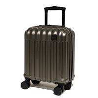 Rock 8 Wheel Hard Underseat Suitcase - Charcoal