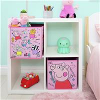 Peppa Pig Pack Of 2 Storage Boxes - Multicoloured