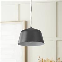 Pacific Amalie Metal Adjustable Retro Pendant Light - Black
