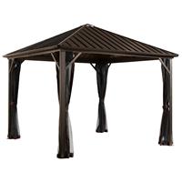 Sojag Dakota 3m x 3m Garden Gazebo - Brown