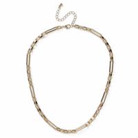Freedom Gold Tone Thin Link Chain Necklace