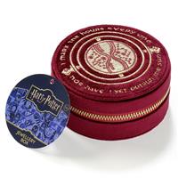 Harry Potter Time Turner Burgundy Velvet Jewellery Box