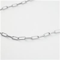 Revere 925 Sterling Silver Charm Link Chain Necklace