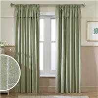 Argos Home Frill Stripe Blackout Pencil Pleat Curtain - Green - 168x183cm