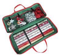 Country Club Christmas Corner Wrapping Paper Storage Bag