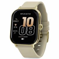 Reflex Active Nexus Cream Silicone Strap Smart Watch