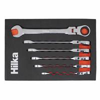 Hilka Metric Ratchet Spanner Set - 6 Pieces