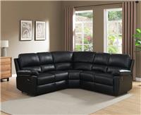 Argos Home Toby Recliner Corner Sofa - Black