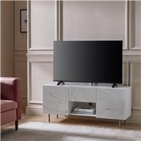Argos Home Shayla 52 Inch TV Unit - Marble Effect