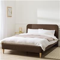 Argos Home Mya Kingsize Fabric Bed Frame - Brown