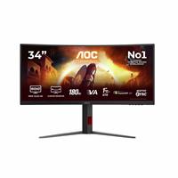 AOC CU34G4CA 34 Inch QHD 180Hz Curved Gaming Monitor