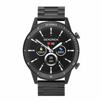Sekonda Active Lux Black Stainless Steel Smart Watch