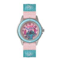Disney Lilo & Stitch Kids Time Teacher Silicon Strap Watch
