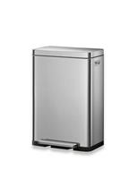 EKO X Cube 40 Litre Kitchen Recycling Bin - Stainless Steel