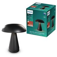 Philips Mycena LED Rechargeable Table Lamp - Black