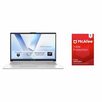 ASUS Vivobook 15 15in R5 16GB 512GB Laptop Bundle - Silver
