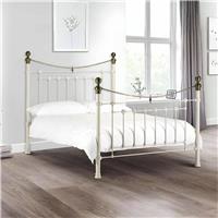 Julian Bowen Victoria Kingsize Bedframe - White