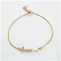 Revere Gold Plated Sterling Silver Love Bracelet