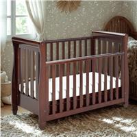 Babymore Eva Cot Bed & Drawer - Brown