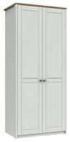 Kielder 2 Door Wardrobe - White