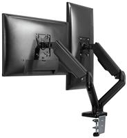 ProperAV Dual Swing Arm Monitor Mount Gas Spring 17-32 Inch