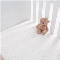 Silentnight Safe Nights Nursery Pink Fitted Sheets - Cot